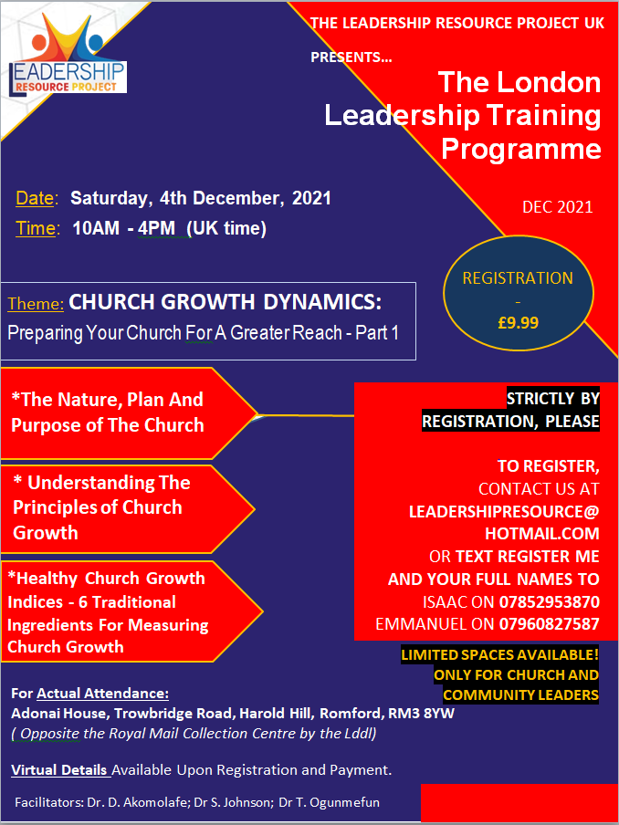 London leadership training 2-21